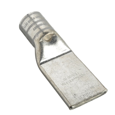 Panduit Blank Tongue Compression Lug, Standard Barrel, Copper, White LCD1000-00-3